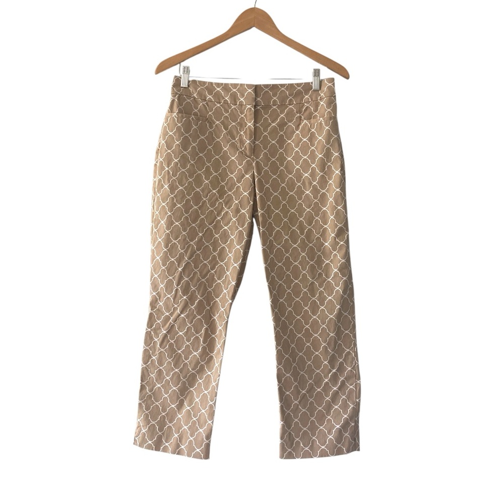 Ann Taylor Factory 8 Tan Cropped Pants
